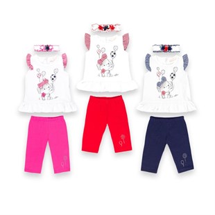 Baby Rose Fil Baskılı Taytlı Takım