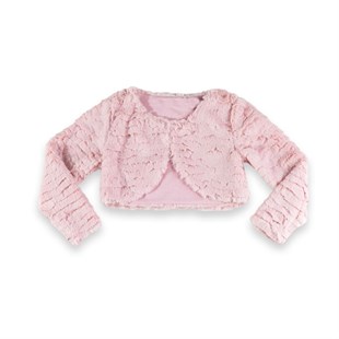 Baby Rose Uzun Kol Peluş Kız Bolero