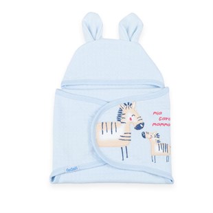 Bebessi Zebra Desenli Kapitone Bebek Kundak