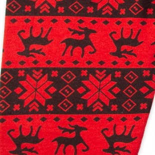 Cool Smart Ho Ho Ho Geyik Ve Noel Baba Baskılı Şapkalı Yılbaşı Yılbaşı Takım