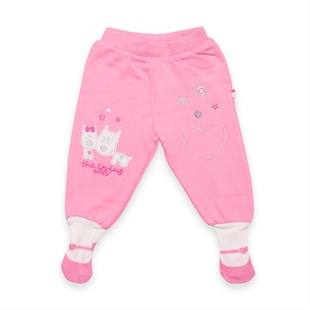 Cpx Kids Loving Ve Köpek Nakışlı Çoraplı Tek Alt