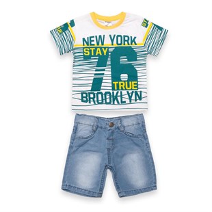 Ilgın Kids New York Stay Baskılı Erkek Takım