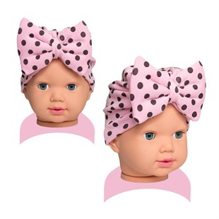 Kindo Baby Büyük Puan Baskılı Bebek Bone