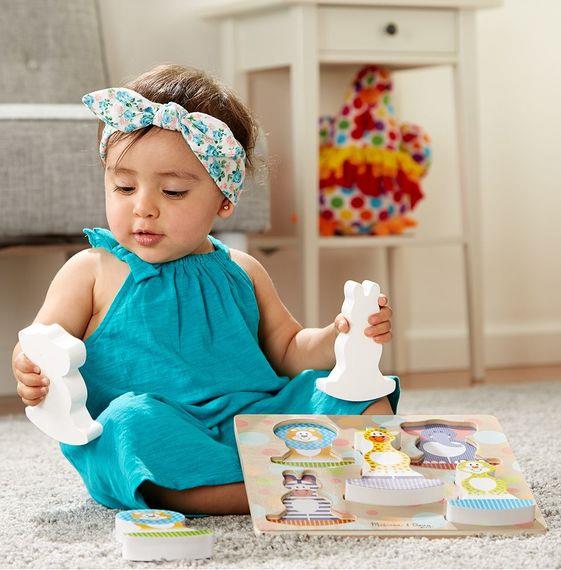 Ahşap Sallanan Tombul Yapboz - Safari | Melissa&Doug 1+Yaş