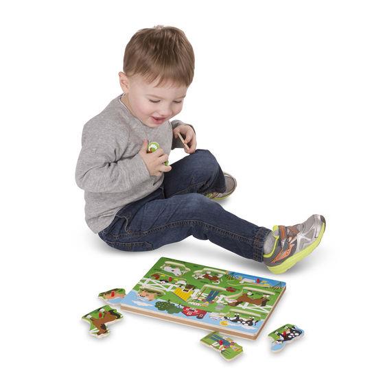 Ahşap Sesli Yapboz-Old MacDonals Farm | Melissa Doug 2+ Yaş