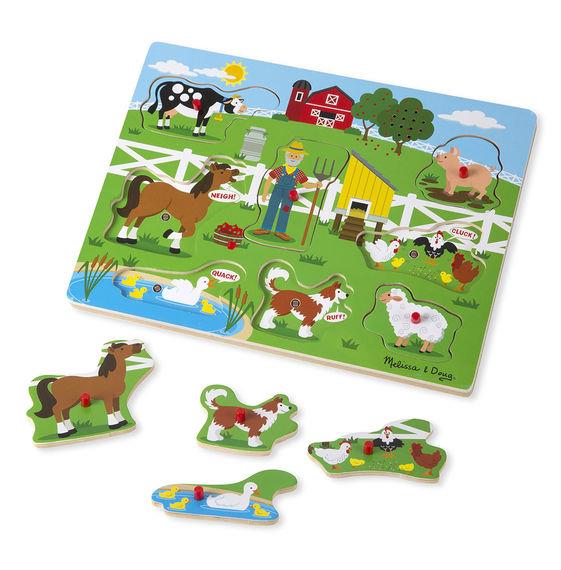 Ahşap Sesli Yapboz-Old MacDonals Farm | Melissa Doug 2+ Yaş