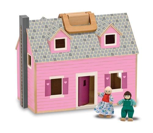 Ahşap Taşınabilir Küçük Mobilyalı Ev | Melissa Doug 3+ Yaş