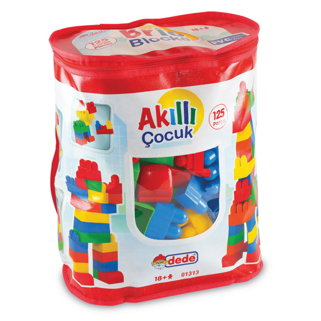 Akıllı Çocuk Lego 125 Parça 2+ Yaş | Dede Marka