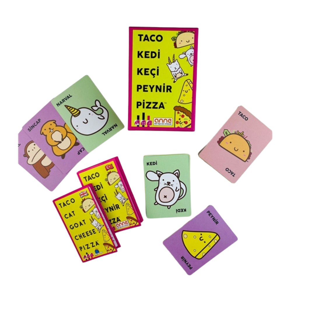 Taco Kedi Keçi Peynir Pizza Kutu Oyunu| Blue Orange 5-99 Yaş