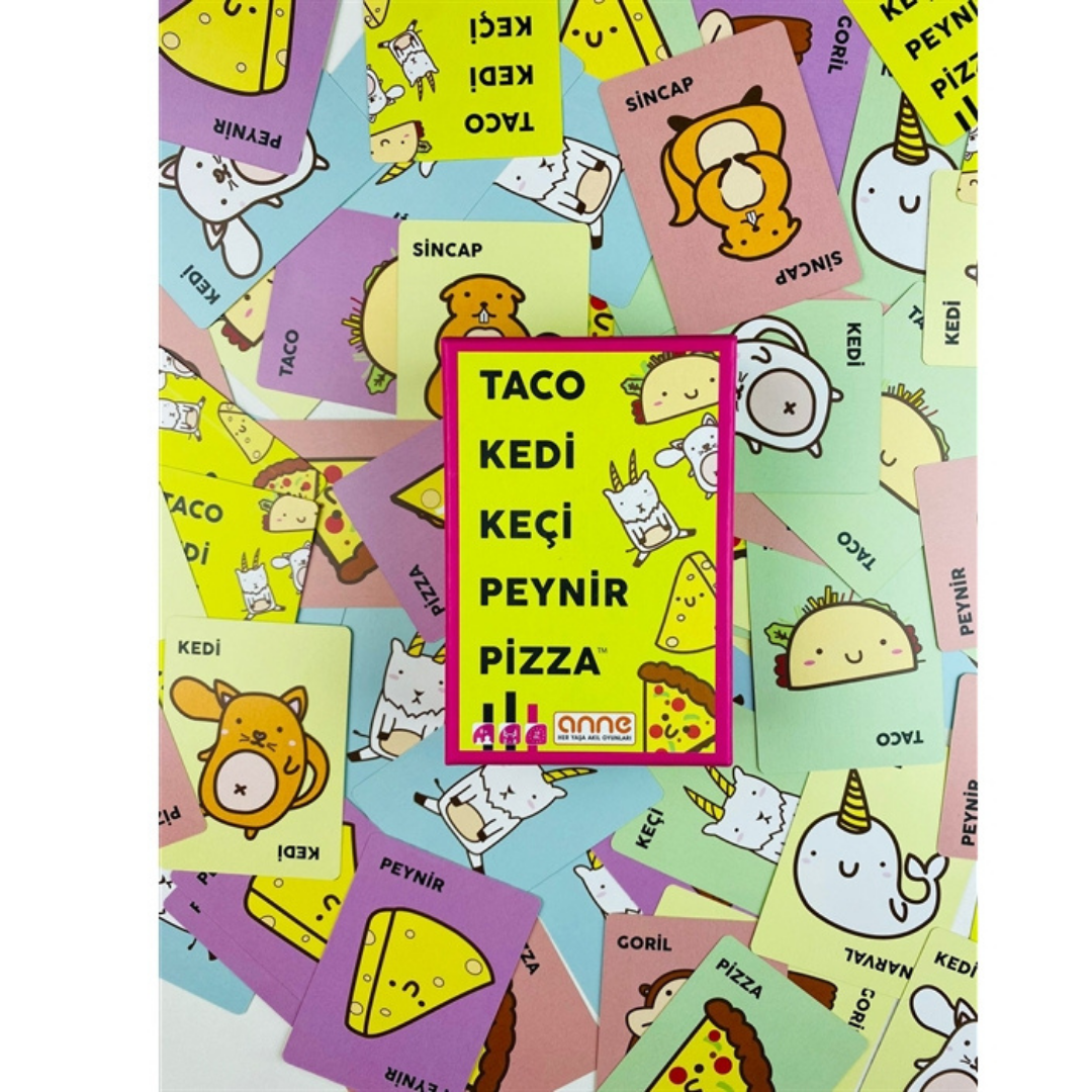Taco Kedi Keçi Peynir Pizza Kutu Oyunu| Blue Orange 5-99 Yaş