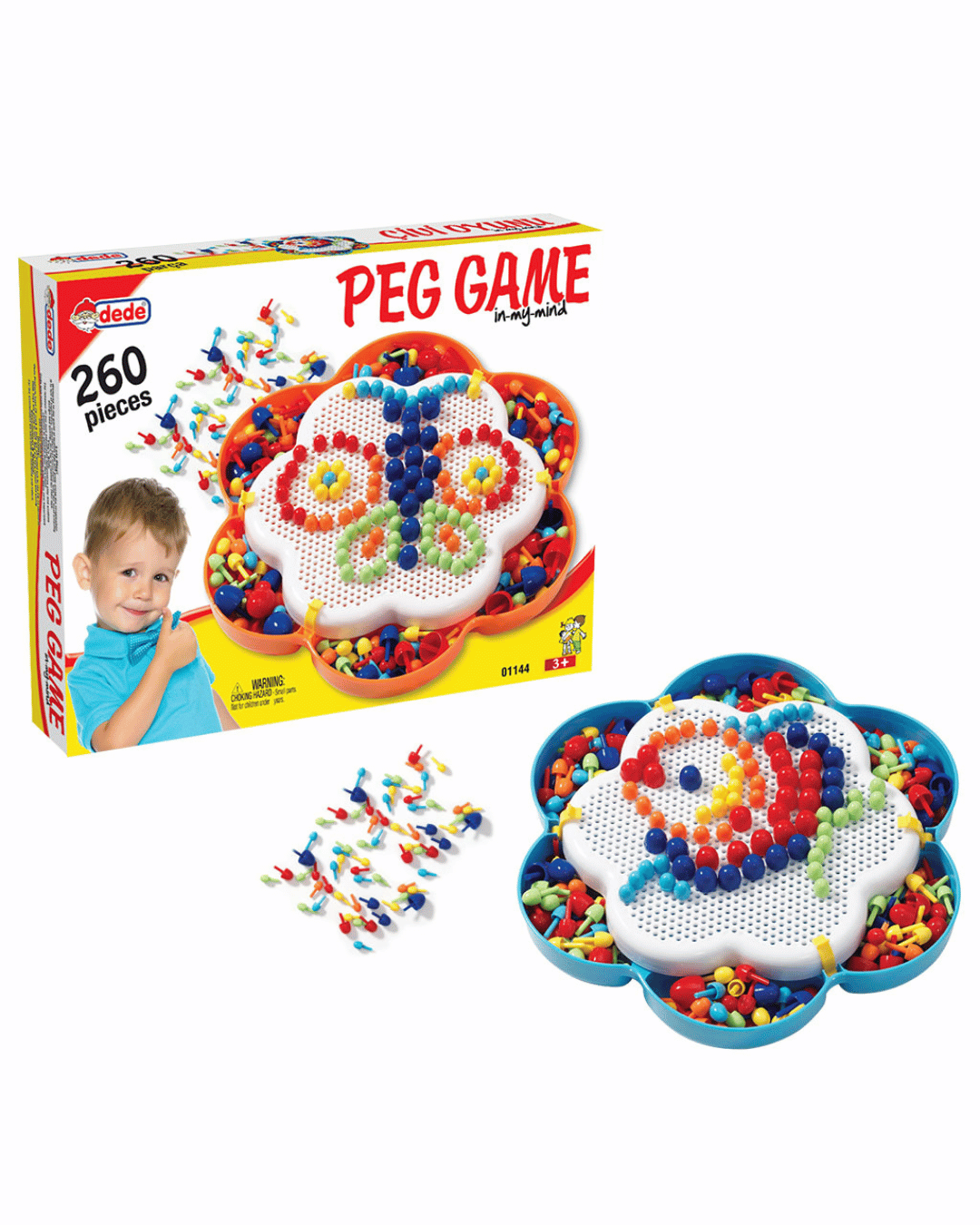 Çivi Oyunu 260 Parça 4+ Yaş | Dede Oyuncak