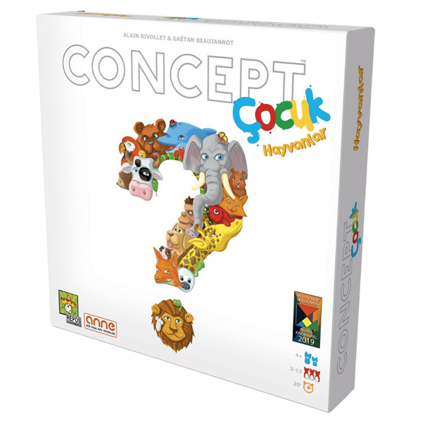 Concept Çocuk Hayvanlar Kutu Oyunu | 4+ Yaş
