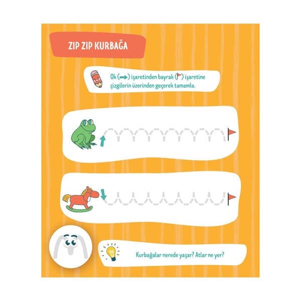 Eğitici Çizgiler Etkinlik Kitabı 2 - 4 Yaş 