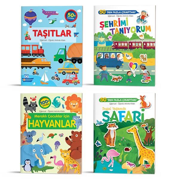 Eğlenceli-Öğretici Aktivite Kitabı 4'lü Set