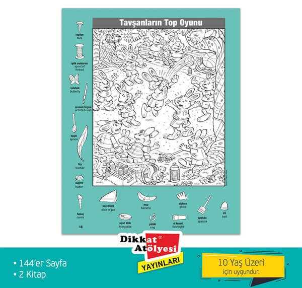 Favori Hidden Pictures 2li Set 10+ Yaş