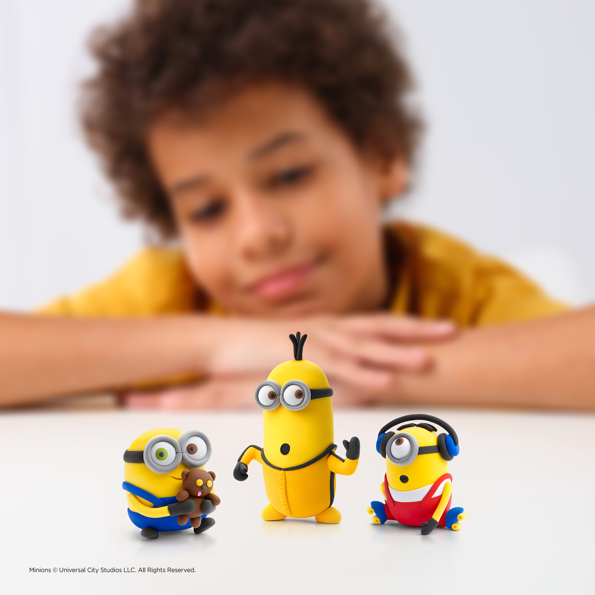 Hava ile Kuruyan Kil (5li kutu) - Minyonlar - Kevin Hey Clay | 3+ Yaş