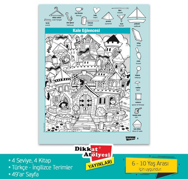 Hidden Pictures Gizli Resimler 4lü Set (6-10 Yaş)