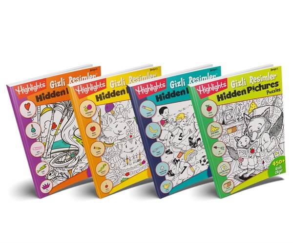 Hidden Pictures Gizli Resimler 4lü Set (6-10 Yaş)