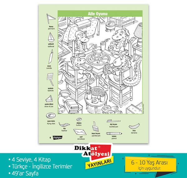 Hidden Pictures Gizli Resimler 4lü Set (6-10 Yaş)