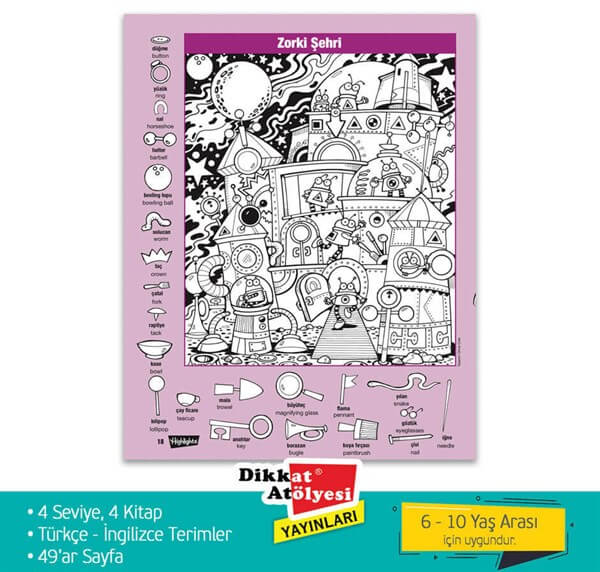 Hidden Pictures Gizli Resimler 4lü Set (6-10 Yaş)