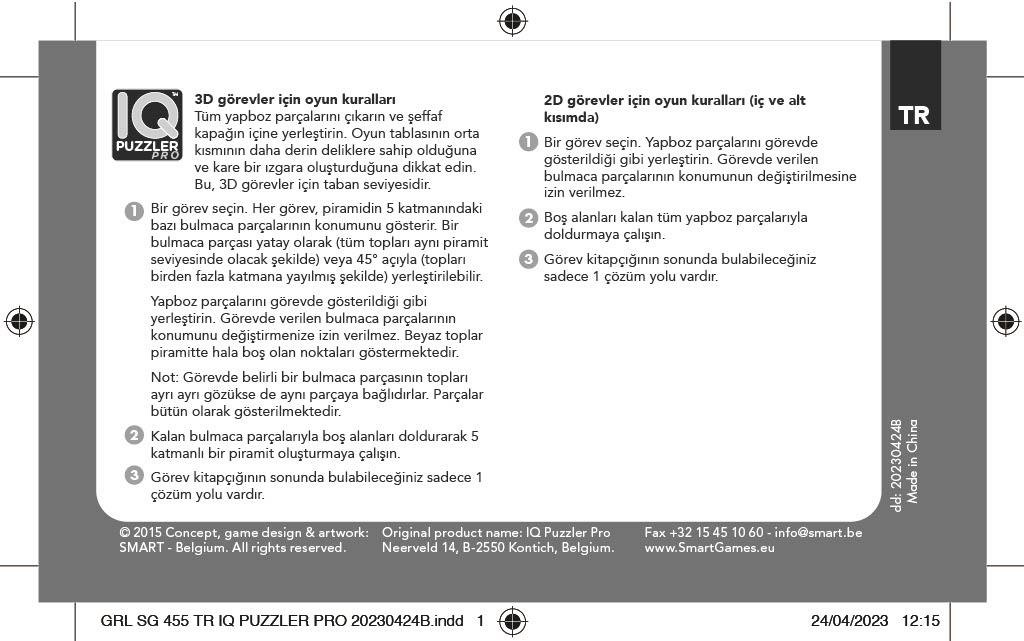 IQ Puzzler Pro SmartGames | 6+ Yaş