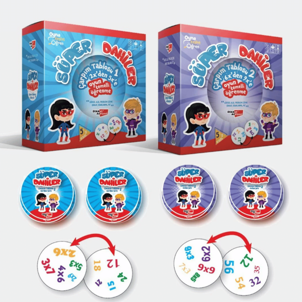 Matematik Geliştiren Oyunlar 5li Seti 6+ Yaş