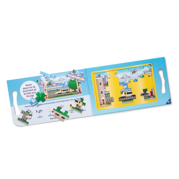 Mıknatıslı Yapboz Seti - 2x15 - Araçlar | Melissa Doug 3+ Yaş
