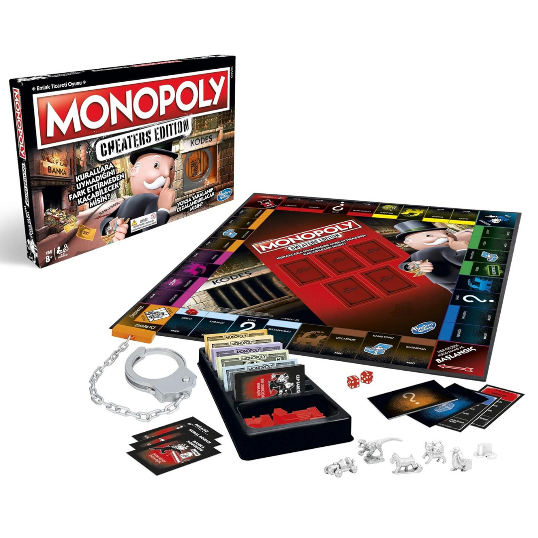 Monopoly Cheaters Edition Kutu Oyunu | Hasbro Orijinal