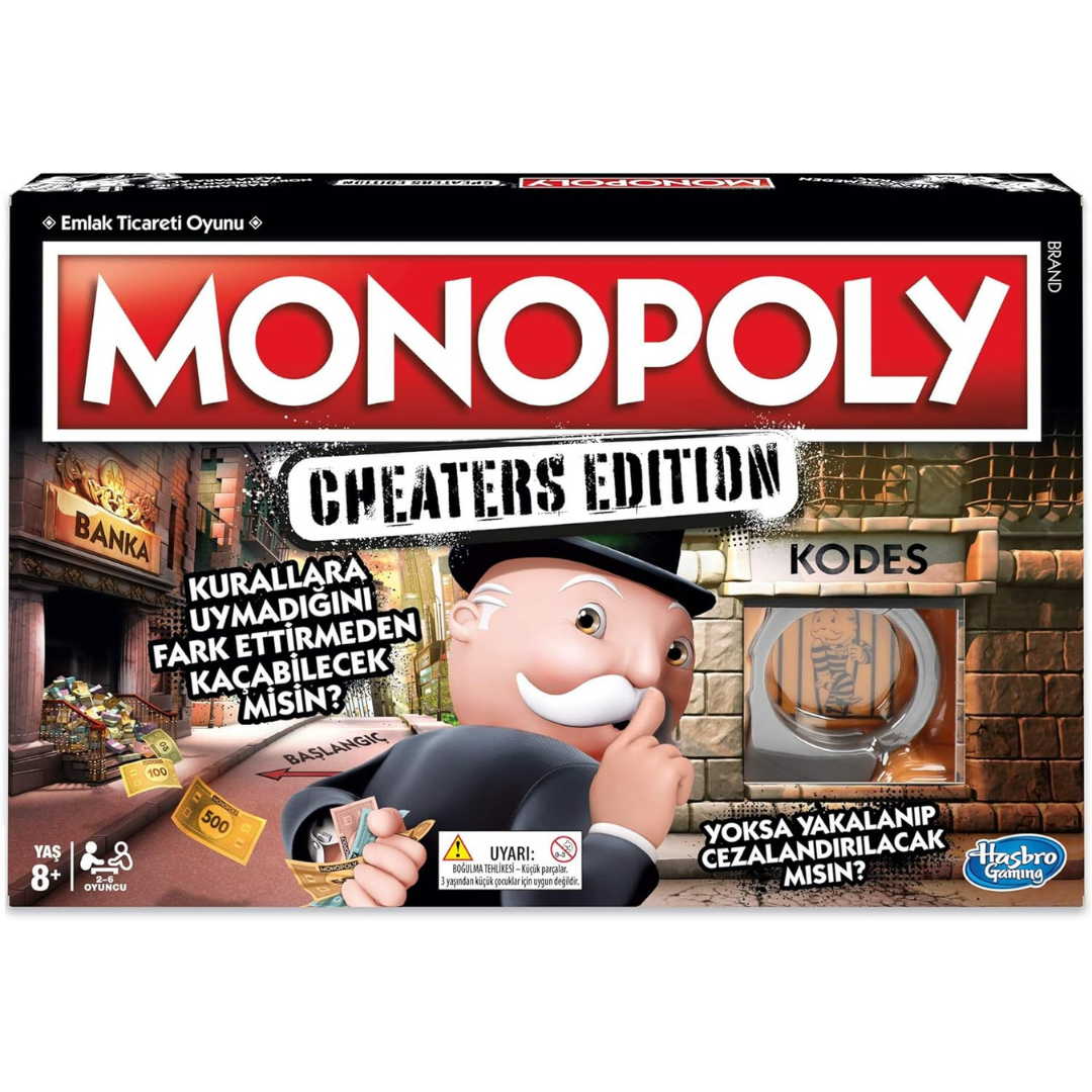 Monopoly Cheaters Edition Kutu Oyunu | Hasbro Orijinal