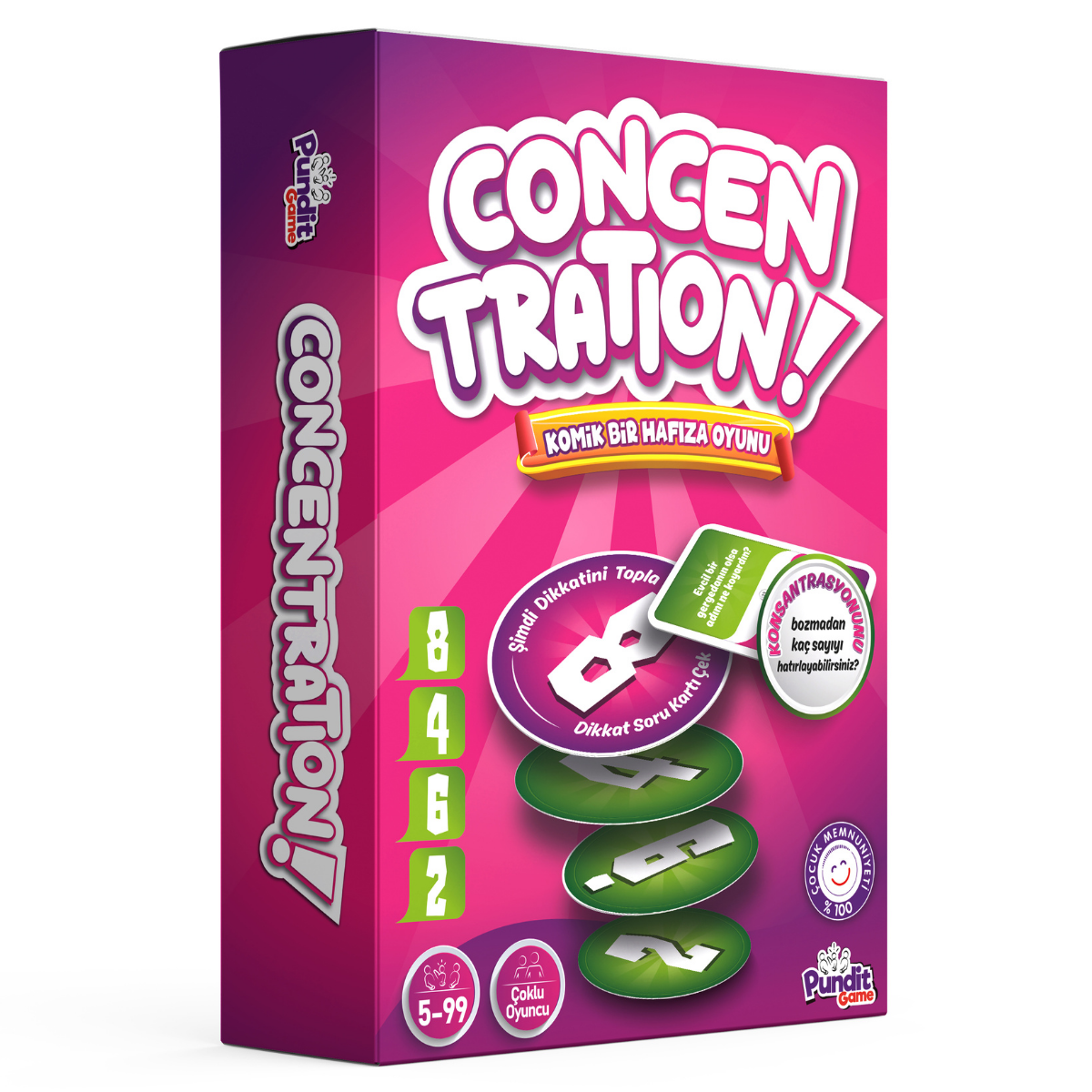 Concentration Kutu Oyunu 5- 99 Yaş Pundit Game 