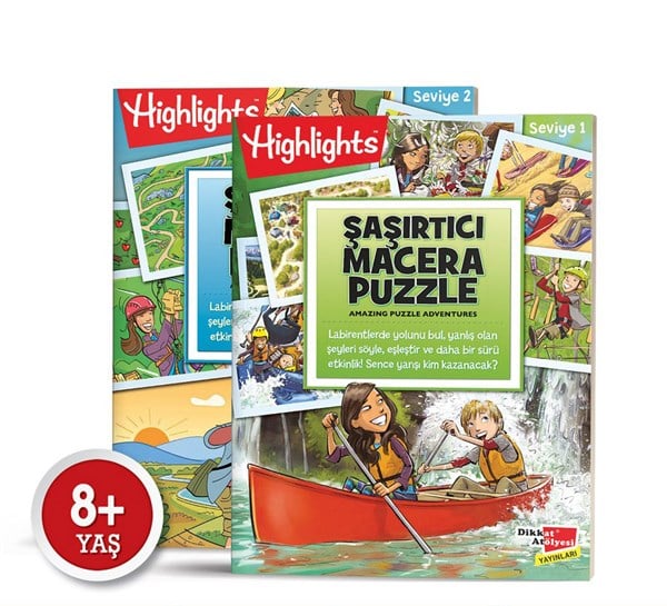 Şaşırtıcı Macera Puzzle 2li Set | 8+ Yaş