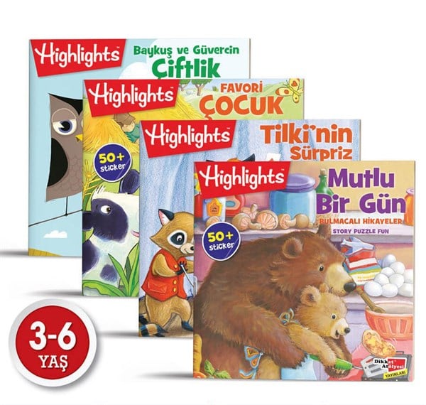 Sticker Bulmacalı Hikayeler 4lü Set