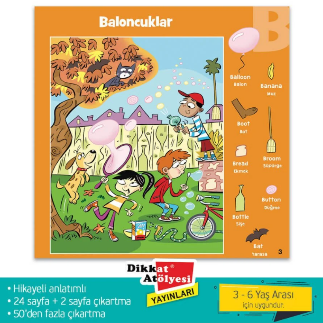 Sticker Eğlenceli Etkinlilerle Hikayeli Bulmaca 5li Set 
