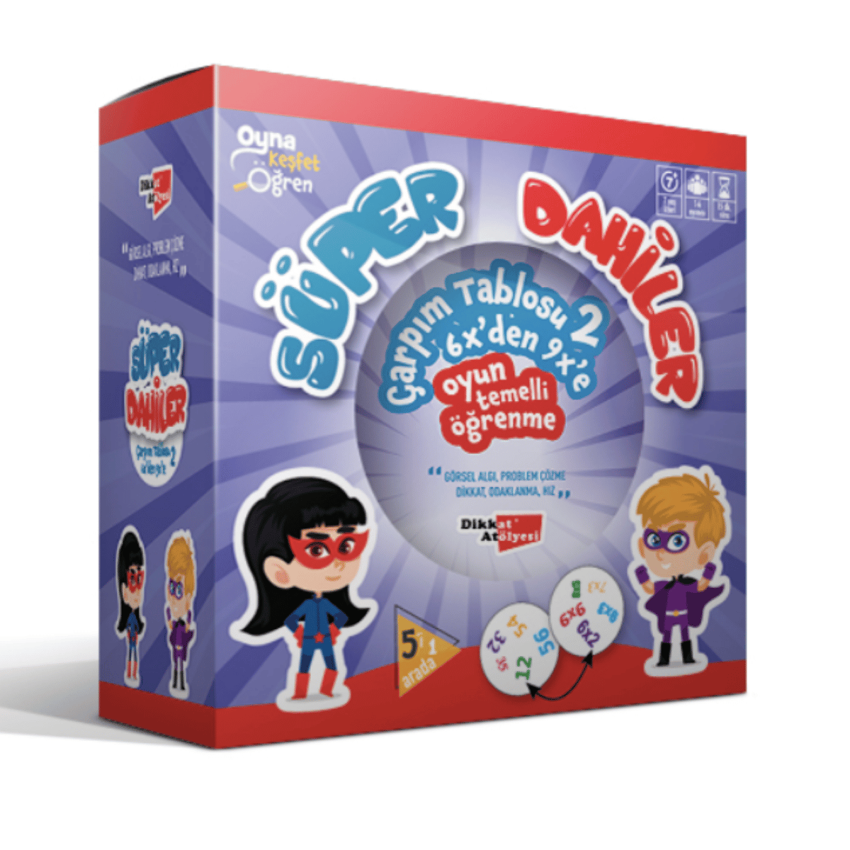 Süper Dahiler Çarpım Tablosu (6xdan 9xa)