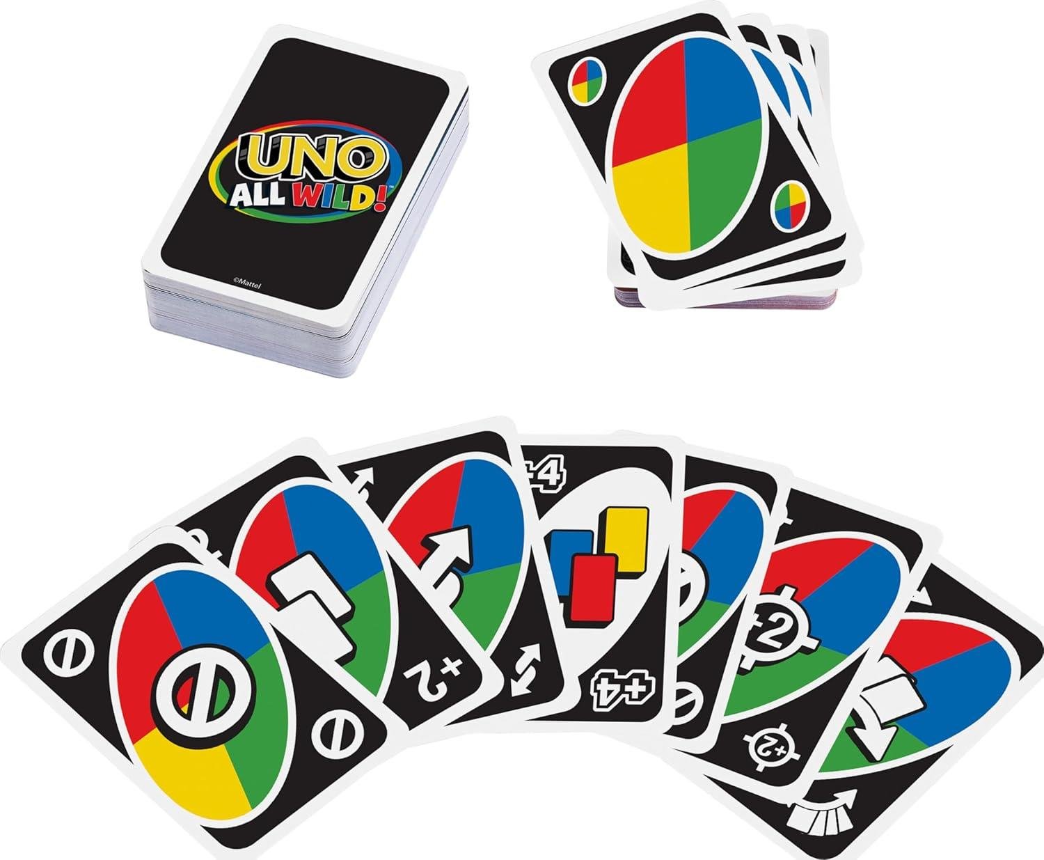 Uno All Wild Oyun Kartları | Mattel Orijinal