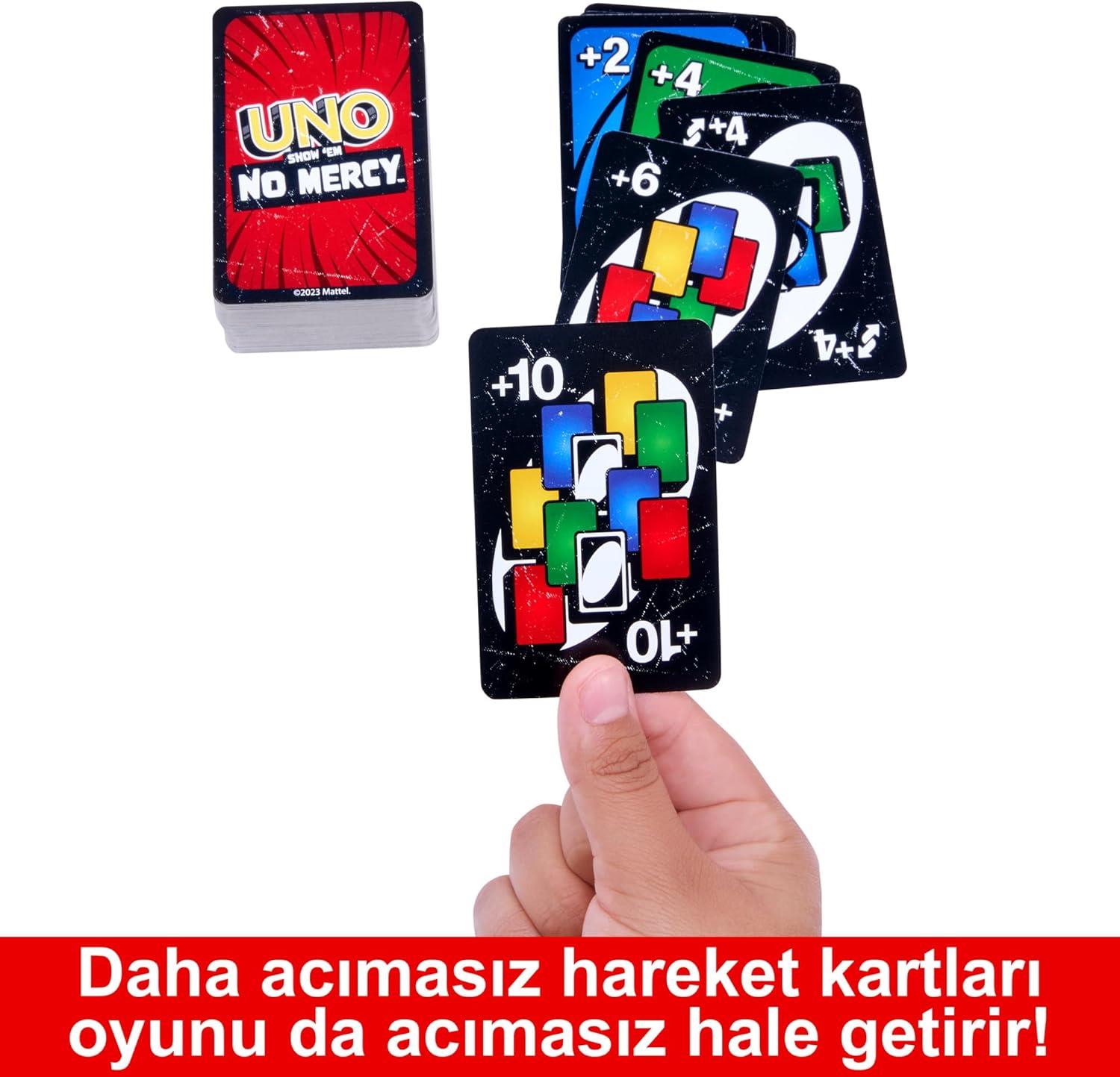 Uno No Mercy Oyun Kartları | Mattel Orijinal