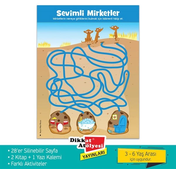 Wowo Bul, Çiz ve Eğlen 2li Seri Eğitici Kitap | 3+ Yaş