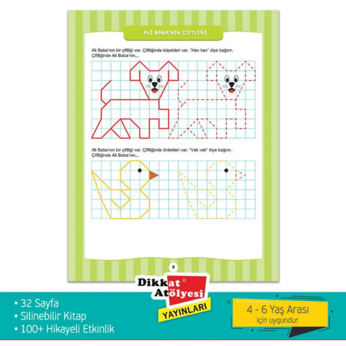 Yaz Sil 100 Etkinlikte İnce Motor Gelişimi Hikaye Anlatımlı