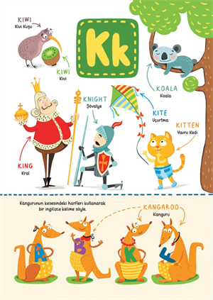 Adan Zye Eğlenceli Resimlerle İngilizce 200 Kelime | 3 Yaş Üzeri 