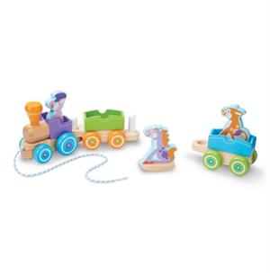 Ahşap Çek Çek Tren - Sallanan Çiftlik Hayvanları | Melissa&Doug 18+ Ay
