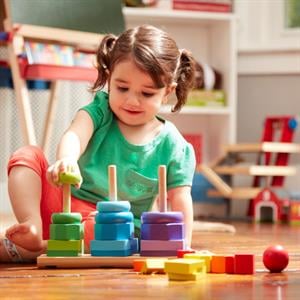 Ahşap Geometrik Kuleler | Melissa&Doug 2+ Yaş