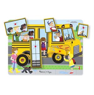 Ahşap Sesli Yapboz-The Wheels on the Bus | Melissa Doug 2+ Yaş