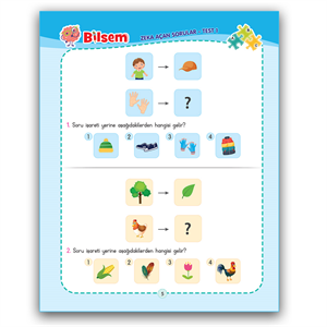 Bilsem Zeka Açan Sorular 3lü Set | IQ Brain Teasers 6-9 Yaş