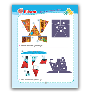 Bilsem Zeka Açan Sorular 3lü Set | IQ Brain Teasers 6-9 Yaş