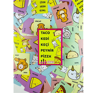 Taco Kedi Keçi Peynir Pizza Kutu Oyunu| Blue Orange 5-99 Yaş