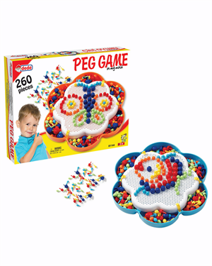 Çivi Oyunu 260 Parça 4+ Yaş | Dede Oyuncak