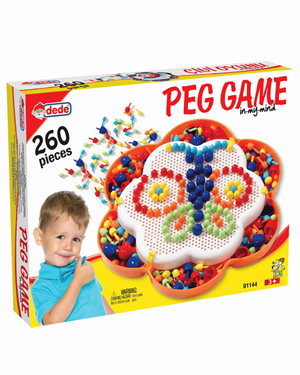 Çivi Oyunu 260 Parça 4+ Yaş | Dede Oyuncak