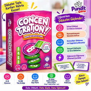 Concentration & Sweet Sweep 2li Eğitim ve Zeka Oyunu Paketi | Dikkat, Hafıza ve Odaklanma