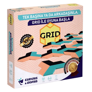 Grid 5+ Yaş Kutu Oyunu | Curious&Genius %100 Orijinal 