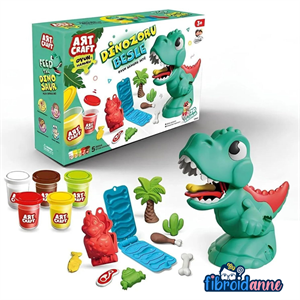 Dinozoru Besle Oyun Hamuru Seti | 3+ Yaş
